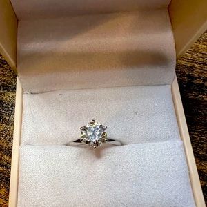 1.5 CT Certified Lab-Grown Solitaire 14K - White Gold
